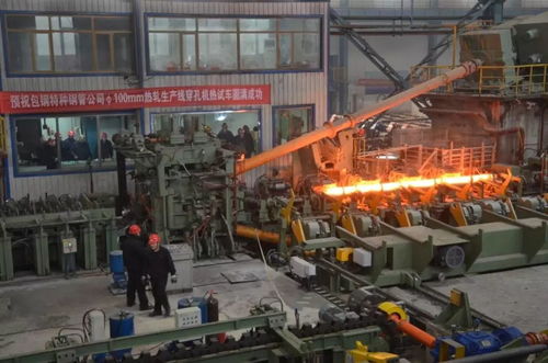 一线 包钢特种钢管公司直径100毫米热轧生产线成功实现热试车